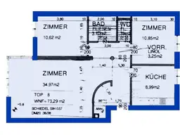 Großweikersdorf | Dachgeschosswohnung in Miete | TOP 3/8