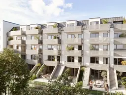2-Zimmer-Wohnung mit Balkon Richtung Innenhof