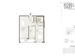 3-Zimmer-Wohnung mit Loggia