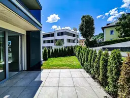 PROVISIONSFREI - Neubau: 3-Zimmer-Wohnung in sonniger Aussichtslage mit Terrasse und Garten!