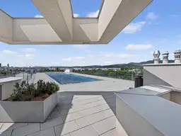 Open House am 14.06.2025 ab 10.00 – Traumhafte Lebensqualität! Moderne Dreizimmerwohnung mit Balkon, Dachpool &amp; Fitnessbereich und Sauna