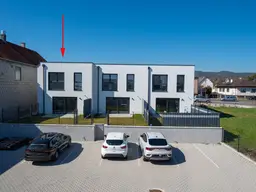 Nur noch 1 Haus verfügbar! Schönes 5 Zimmer-Reihenhaus in Sooß! ERSTBEZUG!