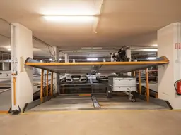 Tiefgaragenbox für 4 Fahrzeuge (jeweils 2 Parkwippen nebeneinander unten und oben) - Wohnhausanlage Beethovengasse 4-6, 2500 Baden