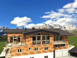 Österreich-Going "TOPPREISANGEBOT"exklusives Penthouse Erstbezug mit 265 qm Wohn-Nutzfläche, Sonnseite mit Blick Kitzbüheler Horn &amp; Wilden Kaiser!