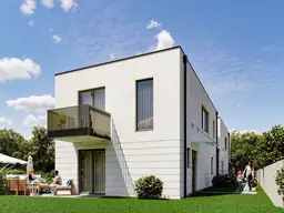 ERSTBEZUG | Exklusive Doppelhaus-Einheit | ca. 353 m² Garten | 4-5 Zimmer | Süd/Ost | Luftwärmepumpe | 2 KFZ-Stellplätze | 5 Minuten ins Zentrum Perchtoldsdorf