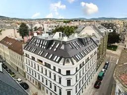 DACHGESCHOSSWOHNUNG II ERSTBEZUG MIT TERRASSE UND DACHTERRASSE II 4 ZIMMER II NÄHE OTTAKRINGER BRAUEREI II PROJEKT ABELEGASSE 20