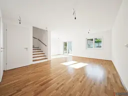 Fertiggestellt &amp; bezugsbereit | 5-Zimmer Neubau-Reihenhaus mit ca. 50m² Eigengarten | Hofruhelage | Luftwärmepumpe