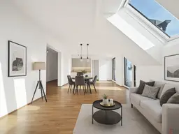 Erstbezug | Helle 3-Zimmer-Neubauwohnung mit hofseitigem Balkon | sofort bezugsbereit | Luftwärmepumpe | Wanne &amp; Dusche