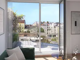 DG-ERSTBEZUG | 3-Zimmer mit hofseitiger Terrasse | Ost/West | Fernwärme | Fassadenbegrünung | TG-Stellplatz optional | Nachhaltiges Wohnbauprojekt