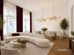 ÜBER 4 METER RAUMHÖHE II PRESTIGE UND ELEGANZ II WOHNEN IM DENKMALGESCHÜTZEN MÖDLINGER STADTJUWEL II FUSSGÄNGERZONE