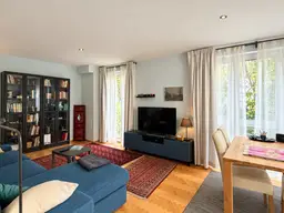 # SQ - VOLLMÖBLIERTE - ERDGESCHOSSWOHNUNG - 1180 WIEN GRENZE 1190 WIEN - 2 ZIMMER + GARTEN und TERRASSE