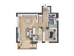3-Zimmer Neubau-Wohnung mit Balkon (AW04)