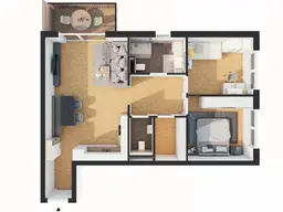 Hochwertige 3-Zimmer Neubau-Wohnung mit Balkon (W13)