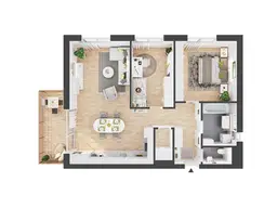 Hochwertige 3-Zimmer Dachgeschosswohnung (AW08)
