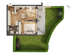 Hochwertige 2-Zimmer Neubau-Gartenwohnung IW01