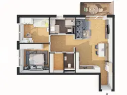 Hochwertige 3-Zimmer Neubau-Wohnung mit Balkon (W12)