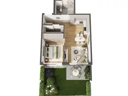 Hochwertige 2-Zimmer Neubau-Gartenwohnung (W02)