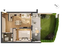 Hochwertige 2-Zimmer Neubau-Gartenwohnung HW01
