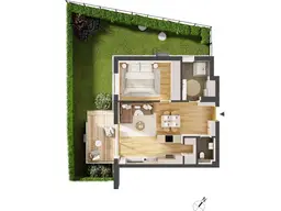 Hochwertige 2-Zimmer Neubau-Gartenwohnung IW04