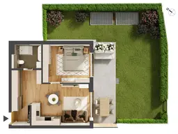Hochwertige 2-Zimmer Neubau-Gartenwohnung IW03