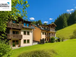 FAMILIENWOHNEN MIT BERGBLICK! Geförderte 4-Zimmer Familienwohnung in HÜTTAU mit hoher Wohnbeihilfe!