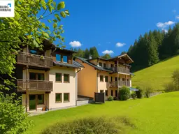 RÜCKZUGSORT! Geförderte 3 Zimmerwohnung mit Loggia und Carportplatz in Hüttau! Mit hoher Wohnbeihilfe