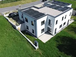 NEUER PREIS: Erstbezug in Sooß – Moderne Doppelhaushälfte mit Garten, Wärmepumpe &amp; PV-Anlage!