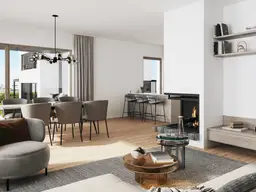 Raum für die ganze Familie – modernes Einfamilienhaus mit Garten am See