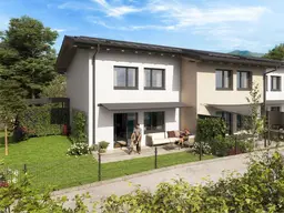 Daheim RH F: Neubau-Eckreihenhaus mit Terrasse und großem Privatgarten