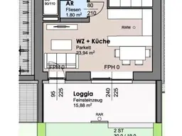 Markt Allhau - Mietwohnung mit Kleingarten