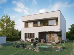 Moderne Architektur - Großzügig geplantes Einfamilienhaus mit Garage - Wohnidylle in Wilhering
