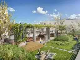 „Village im Dritten – PARK FLATS“ - Provisionsfreie 2-Zimmer Eigentumswohnung (Erstbezug) mit Balkon