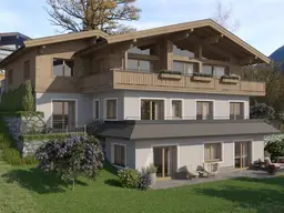 Elegante Neubauwohnung mit Garten und Bergblick (06421)