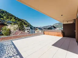 Terrassentraum - mit Blick zur Schmittenhöhe