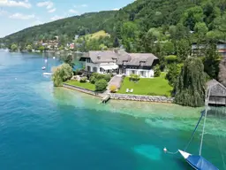 Der Beginn eines Sommermärchens!Seeresidenz auf eigener Halbinsel am Ostufer des Attersees