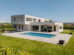 ARCHITEKTENTRAUM MIT WEITLÄUFIGEM GRUNDSTÜCK!Moderne Villa nahe Ried
