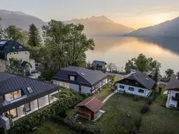 Dolce Vita am glitzernden Attersee!4-Zimmer Gartenwohnung mit privatem Seezugang