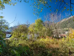 Bauparzelle mit großem Freiland- bzw. Waldgrundstück