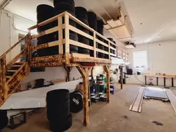 Große Garage im Ortszentrum von Mauerkichen