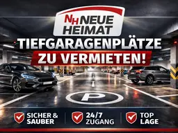 Schluss mit Parkplatzsuche &amp; Eiskratzen – Tiefgaragenplätze in Linz 4030 (Negrelliweg) zu vermieten