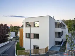 BESTE AUSSICHT - FREIFLÄCHE überdacht - moderne 2 Zimmerwohnung in neu errichteter Wohnanlage mit Lift, Tiefgaragenplatz, Zentralheizung