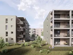 ERSTBEZUG "ein viertel grün" in Wr. Neustadt - stilvolle 2 Zimmerwohnung inkl. Tiefgaragenstellplatz - provisionsfrei