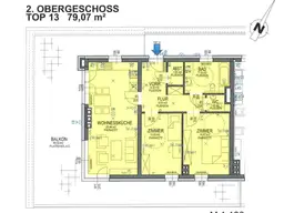 Betreubares Wohnen Ardagger Markt - schöne 3 Zimmerwohnung mit XL Balkon