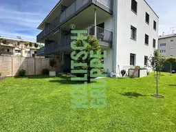 Gepflegte und uneinsichtige 3-Zimmer-Gartenwohnung mit zwei KFZ-Stellplätzen am Spitalbergl.