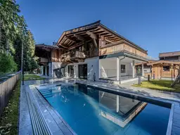 Wunderschönes Doppelhaus mit Gewerbefläche und Outdoor-Pool in sehr ruhiger Lage