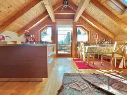 Reizende Haushälfte in urigem Holzblockhaus in St. Oswald