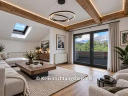 Dachgeschosswohnung in Ruhelage mit Kaiserblick
