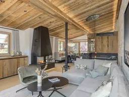 Neubauchalet am Sonnberg mit Blick auf den Hahnenkamm