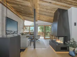 Neubauchalet am Sonnberg mit Blick auf den Hahnenkamm