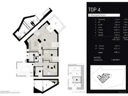 Groß geschnittene 3-Zimmer-Wohnung